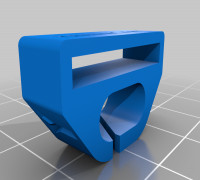 FPV Cable (XT60) Strap Mount 3D model