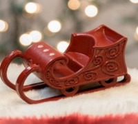 Sleigh Ornament 3D model