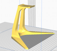 Ergonomic Headset holder 3D model