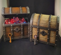 Treasure chest - Working Lock 3D model