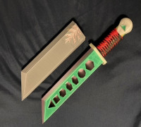 DnD Dice Sword 3D model