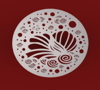Beer coaster 3D model