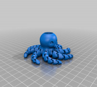 Octo Slider Holder 3D model