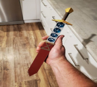 The Original Dice Sword 3D model