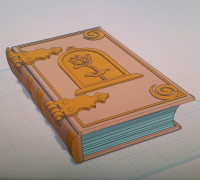 Belle Book Dice Box 3D model