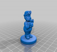 Gnome steampunk alchemist 3D model