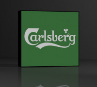 carlsberg lamp 3D model