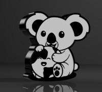koala lamp 3D model
