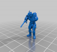 Fallout RPG - Mutant Ranger 3D model