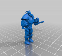 Fallout RPG - Frank Horrigan - Remake 3D model