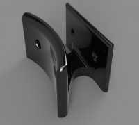 Headphone hanger holder 3D model