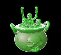 Skeleton Party! 3D model