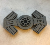 Tie Advanced Fidget Spinner 3D model