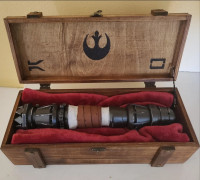Rey's Lightsaber, Fully Modular and Electronics Ready 3D model