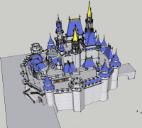 Disney Castle  3D model