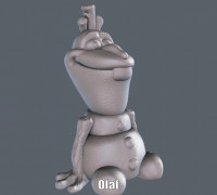 Olaf (Easy print no support) 3D model
