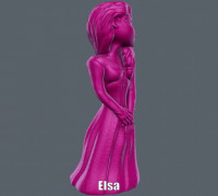 Elsa (Easy print no support) 3D model
