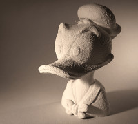 Donald Duck bust 3D model