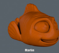 Marlin (Easy print no support) 3D model