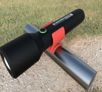 LedLenser P6R Core Mounts Customizable 3D model