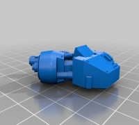 Extra weapons for Garin's Dreadnought 3D model