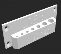 Support à Mêches Drill bit holder 3D model