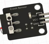 Micro switch module BUMP01 3D model