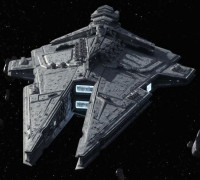 Sith Battlecruiser - Harrower Class 3D model