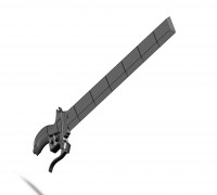 Functional Attack on Titan Sword V2 (read description before printing!) 3D model