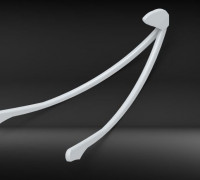 Lucky Break Wishbone 3D model