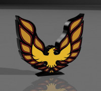 pontiac eagle lamp 3D model