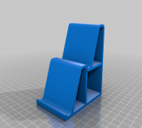 Double Phone Stand 3D model