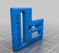 Geeetech a10 y-axis end stop bracket offset 3D model