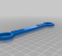 20mm 25mm spanner 3D model
