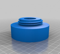 Moon Lamp base with screw 3D model