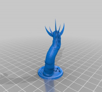 DnD Dune worm mini 3D model