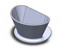 Funnel for table top dishwasher 3D model