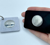 AirTag Card & Keychain 3D model