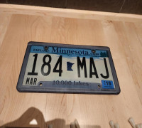 License Plate Frame 3D model
