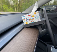 Support behind the screen tesla model 3/Y 3D model