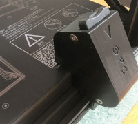 Ender 5 PRO micro SD card cable extension holder 3D model