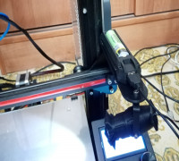 Lighting mount for Ender3 3D model