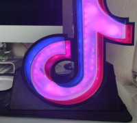 Tiktok lamp 3D model