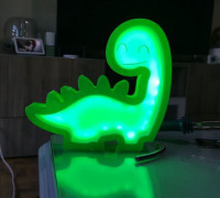 Dinosaur lamp 3D model