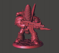 Kernel Korn - Chaos Space Knight 3D model
