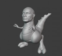 TyRockosaurus Rex 3D model