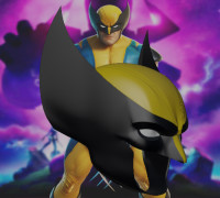Wolverine Inspired Helmet 3D model