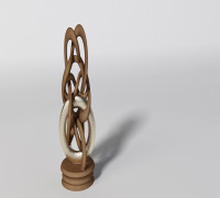 Figure Eight - Infinity Sculpture 3D model