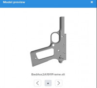 1911 Frame Lower 100% Complete 3D model