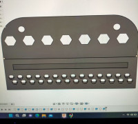 Airbrush paint storage 3D model